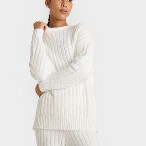 UGG Riz Crew-neck Rib Texture Top